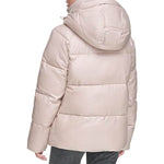 Levi's Women's Selma Hooded Puffer Jacket, Champagne, Large