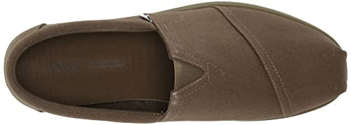 TOMS Men's ALP FWD Loafer Flat, Dark Olive, 8