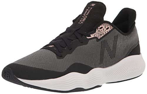 New Balance Women's FuelCell Shift Tr V1 Cross Trainer, Black/Rose Gold Metallic, 9.5