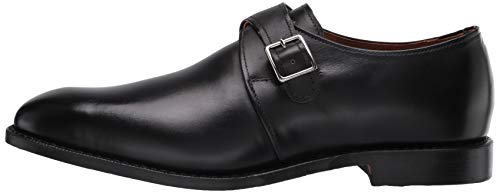 Allen Edmonds Mens Plymouth Black Monk Straps 7.5 E