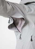 Helly-Hansen Womens Odin Mountain Infinity 3L Waterproof Sustainable Shell Jacket, 853 Grey Fog, Medium