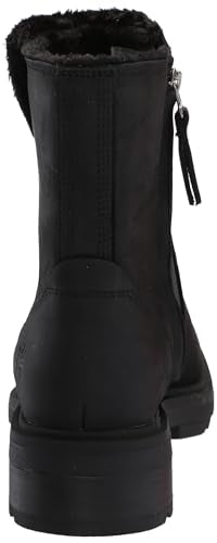 Timberland Women's Brimfield Mid Warm Lined Boot, Black Full Grain, 10 Wide