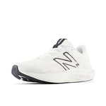 New Balance Women's DynaSoft Pro Run V2 Shoe, White/Silver Metalic, 6
