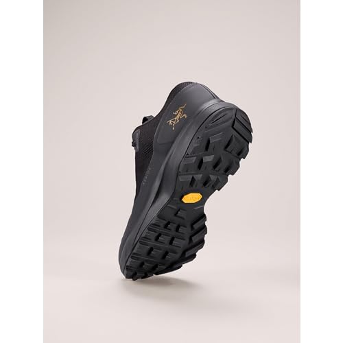 Arc'teryx Aerios GTX Shoe Women's | Fast and Light Gore-Tex Hiking Shoe | Black/Black, 8