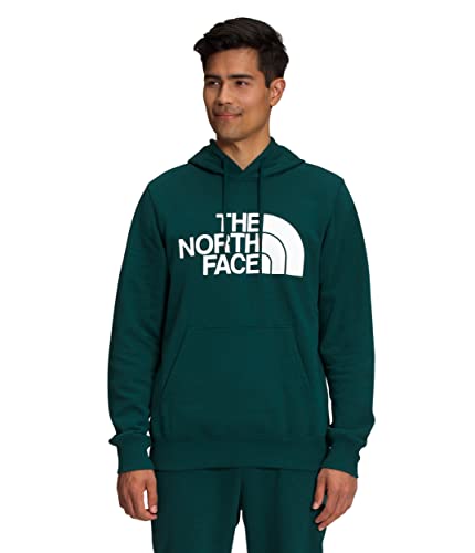 THE NORTH FACE Men's Half Dome Pullover Hoodie (Standard and Big Size), Ponderosa Green/TNF White, Medium