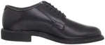Bates Men's Leather Uniform Oxford, Black, 6 E US