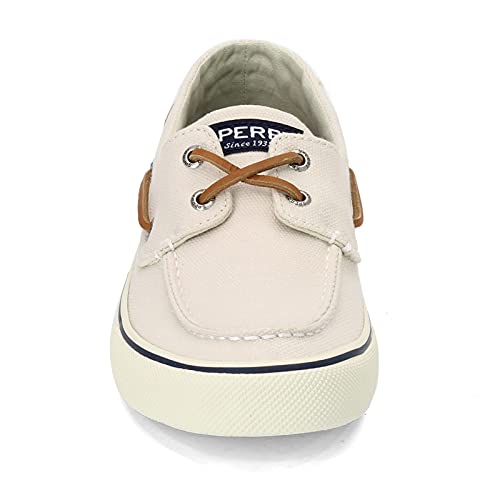 Sperry mens Bahama Ii Distressed loafers shoes, Off White, 9 US