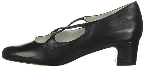 Trotters Women's Pumps, Black Leather, 9.5 X-Wide