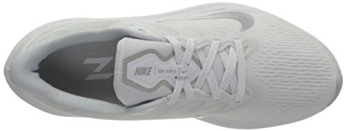 Nike Women's Running Shoe, Pure Platinum Metallic Silver White, 8