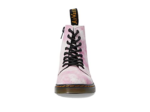 Dr. Martens 1460 Pascal (Little Kid/Big Kid) Pink Tie-Dye 2 UK (US 3 Little Kid) M