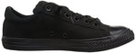 Converse Kids' Chuck Taylor All Star Street Ox (Little Big),Black Mono,2 M US Little Kid