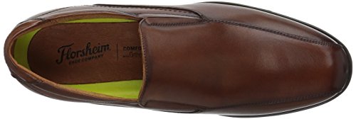 Florsheim Men's Medfield Bike Toe Slip Loafer Dress Shoe, Cognac, 14