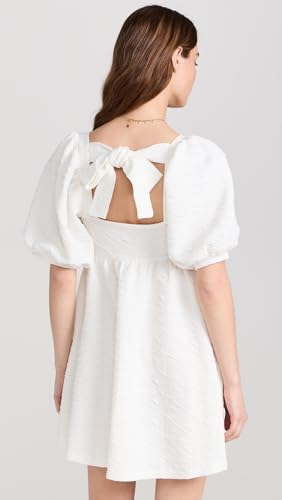 Free People Women's Violet Mini Dress, White, M