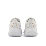 New Balance Women's FuelCell Prism V2 Running Shoe, White/Light Gold Metallic/White, 10.5