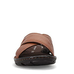 Rockport Men's Darwyn Xband Slide Sandal, Coach Brown, 9.5 W US