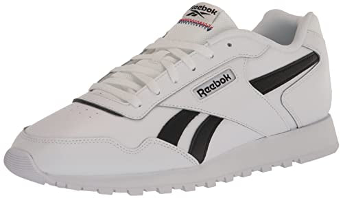 Reebok Unisex Glide Sneaker, White/Black, 3.5 US Men
