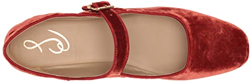 Sam Edelman Women's Michaela Mary Jane Flat Canyon Orange Orange 8 Medium