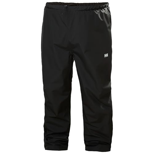 Helly-Hansen Men's Seven J Waterproof Windproof Breathable Rain Pant, 990 Black, Large