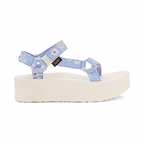 Teva Women's Flatform Universal Gloriosa Sandal, Periwinkle, 9
