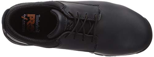 Timberland PRO Men's Valor Duty Soft Toe Oxford Military & Tactical Boot, Black Smooth Leather, 12