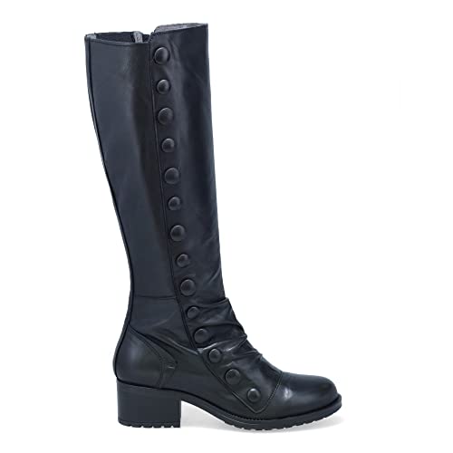 Miz Mooz Jovial Women's Button Boot Black
