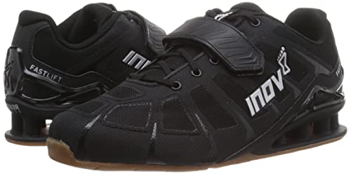 Inov-8 Men's Fastlift 360 – Weight Lifting & Powerlifting Shoes - Men's Squat Shoes - Black/Gum - 11
