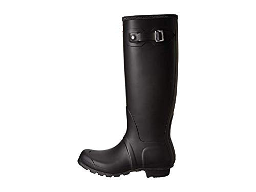 HUNTER womens Wellington Boots 11 Black (Matte)