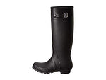 HUNTER womens Wellington Boots 11 Black (Matte)