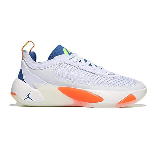 Jordan Boy's Luka 1 Next Nature (Big Kid) Football Grey/Volt/Dark Marina Blue/Sail 4 Big Kid M