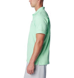 Columbia Men's Low Drag Offshore Polo, Ocean Mint, Medium