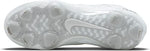 Nike Women's Hyperdiamond 4 Elite Softball Cleats (White/Wolf Grey - Pure Platinum, 9.5 US)