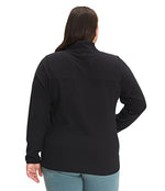The North Face Women's TKA Glacier Full Zip Jacket, TNF Black, M