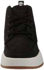 Timberland Men's Maple Grove Mid Lace Up Sneaker, Black Nubuck, 11.5 Wide