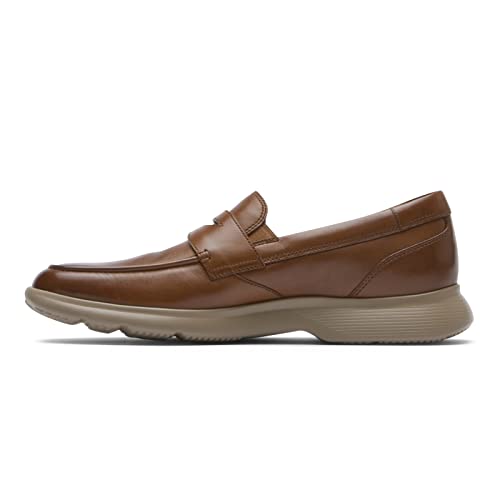 Rockport Men's Truflex Dressports Penny Loafer, British Tan, 7