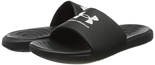 Under Armour Men's Ansa Fix Slide Sandal, Black (004)/Black, 12