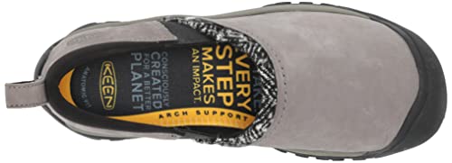 KEEN Women's Kaci 2 Winter Slip On Low Height Insulated Clog, Steel Grey/Black, 7.5