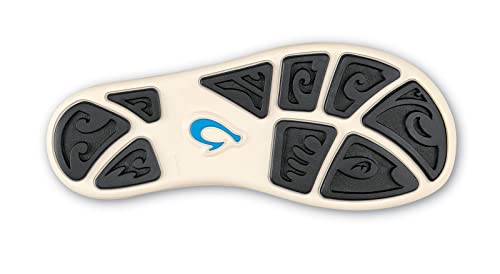 OLUKAI Nohea Mesh Boy's Slip-On Sneakers, Lightweight, Breathable All-Weather Shoes, Extra Comfortable Fit, Grey/Scuba, 10