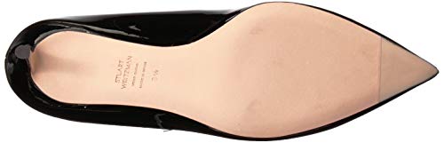 Stuart Weitzman Anny 70mm Pointy Toe Pump Black Patent 9.5 M