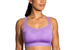 Brooks Dare Racerback Women’s Run Bra for High Impact Running, Workouts and Sports with Maximum Support - Heliotrope - 32DD