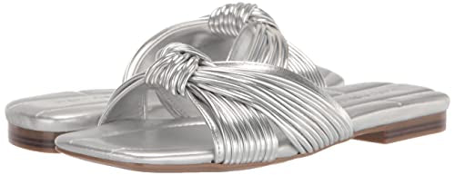 Marc Fisher Women's Laury Sandal, Silver 040, 6.5