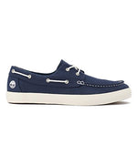 Timberland Men's Union Wharf 2 Eye Oxford Boat Shoes, Blue Navy Canvas, 7