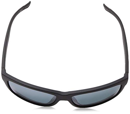 Smith Drake Matte Black/Platinum Polarized Rectangular Men's Sunglasses, 61mm