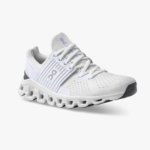 On Men's Cloudswift Sneakers, All White, 7 Medium US