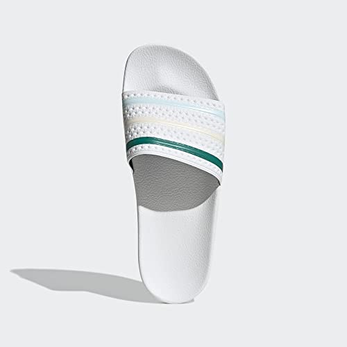 adidas Adilette White/Halo Mint/Wonder White Men's 8, Women's 9 Medium