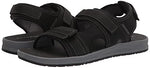 Rockport Men's Lucky Bay Sport 3 Strap Sandal, Black NBK, 10