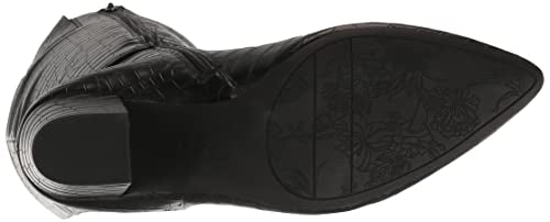 LifeStride womens Stratford-wc Knee High Boot, Black Croco, 8.5 Wide US