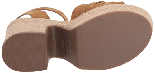 Marc Fisher LTD Women's OATEN Wedge Sandal, Medium Natural 101, 7