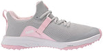 PUMA Fusion Evo Jr. Golf Shoe, High Rise-Pink Lady, 3 US Unisex Little Kid