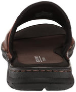 Rockport Men's Darwyn Slide Sandal, Coach Brown, 7