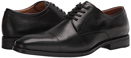 Florsheim Men's Alanzo Cap Toe Oxford, Black, 9